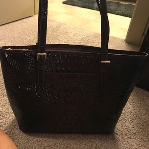 Brahmin alligator satchel